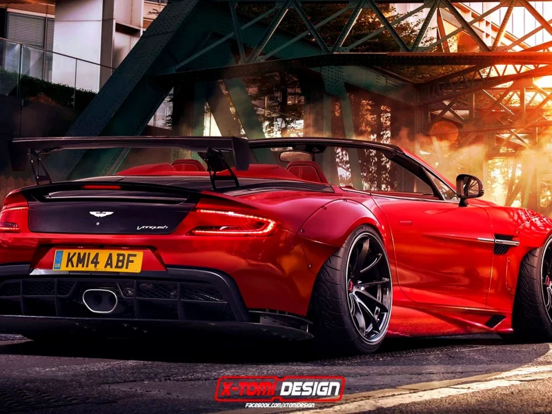 спорткар, тюнинг, Aston Martin Vanquish Volante