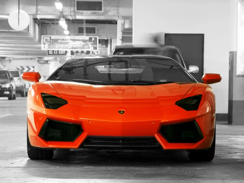ламборгини, авентадор, lamborghini, aventador, orange, lp700-4