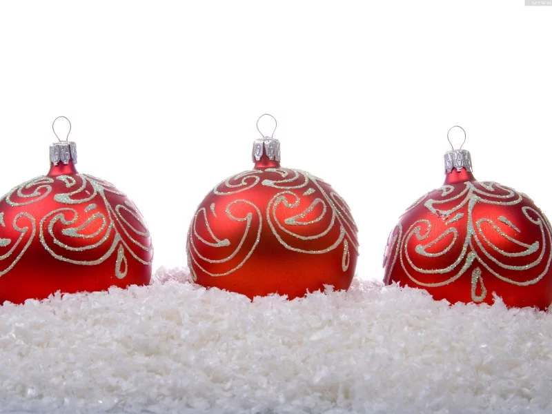 шарики, 2014, снег, новый год, игрушки, new year