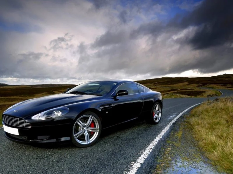 авто, горы, Aston Martin DB9