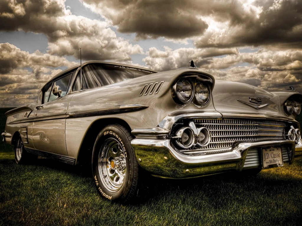 Небо, тучи, облака, авто, Cadillac