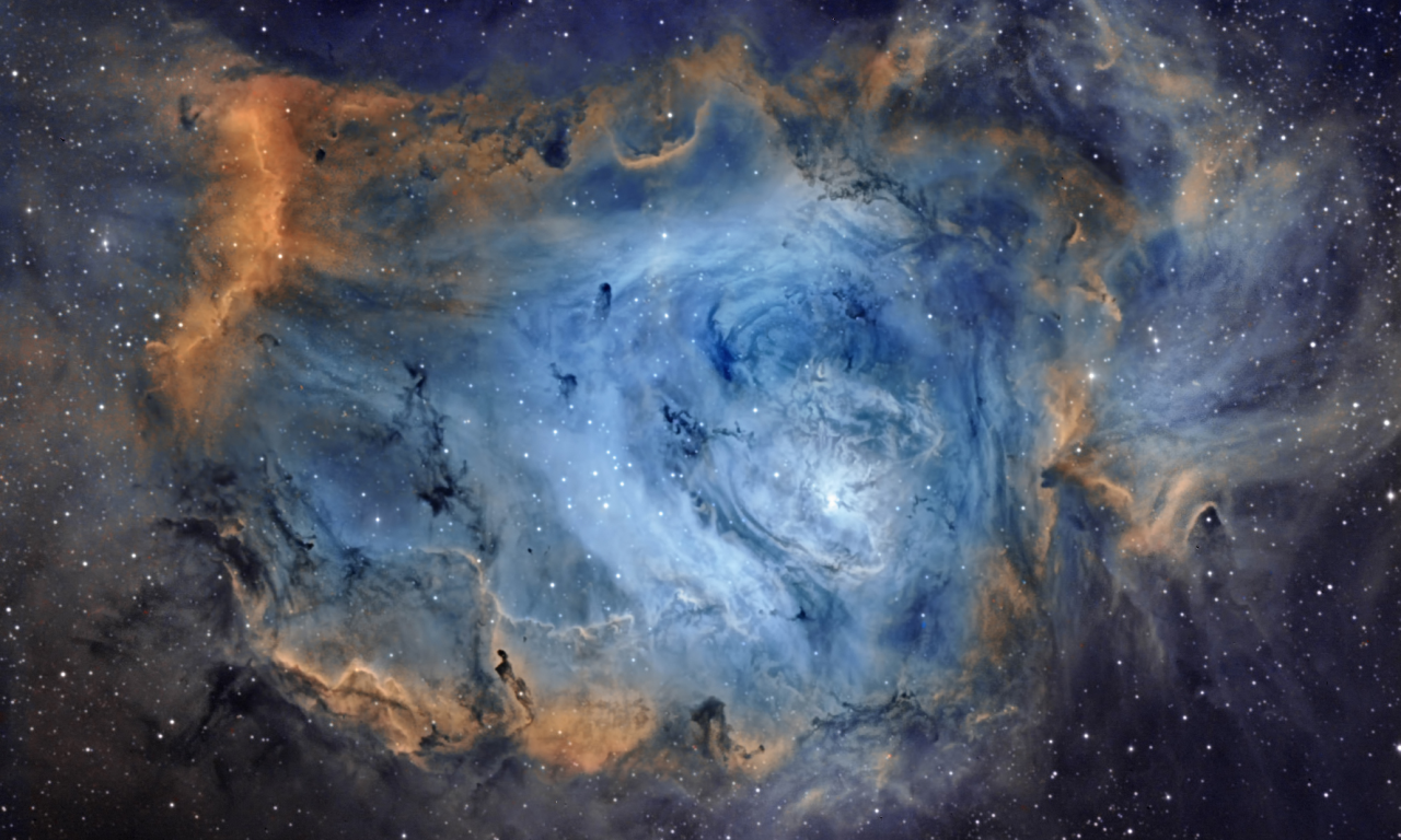 Туманность Лагуна, космос, звёзды, астрономия