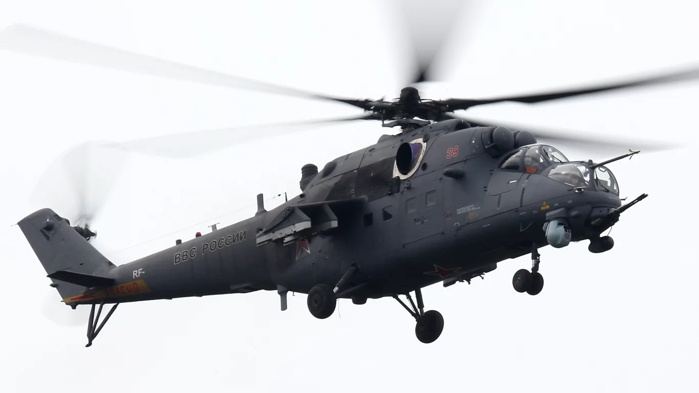 ударный вертолет, российский, ми-35м, многоцелевой