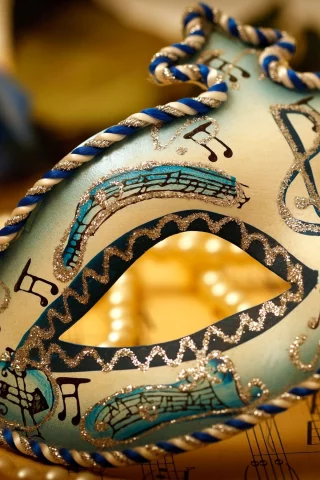 mask, carnival, decorated