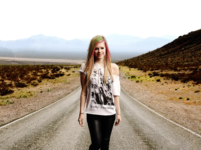девушка, дорога, singer, music, певица, горы, avril lavigne, the long road
