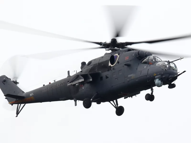 ударный вертолет, российский, ми-35м, многоцелевой