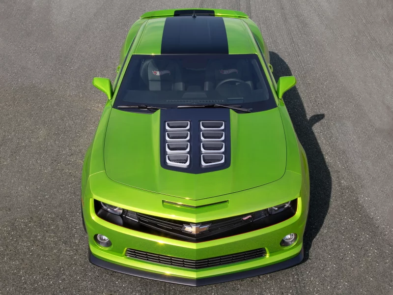 green, концепт, camaro, hot wheels, передок, камаро, chevrolet