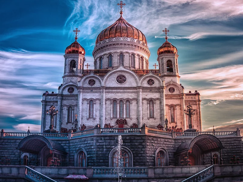 Россия, Москва, столица, храм ХС.