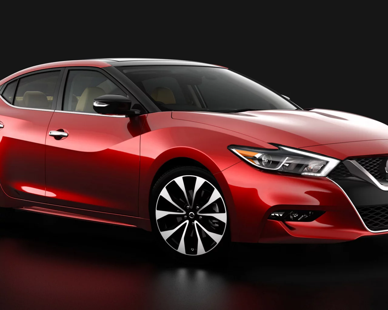 Nissan, Maxima, Red, 2016