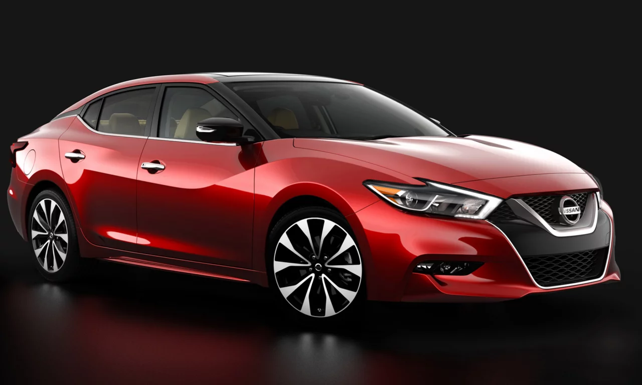 Nissan, Maxima, Red, 2016