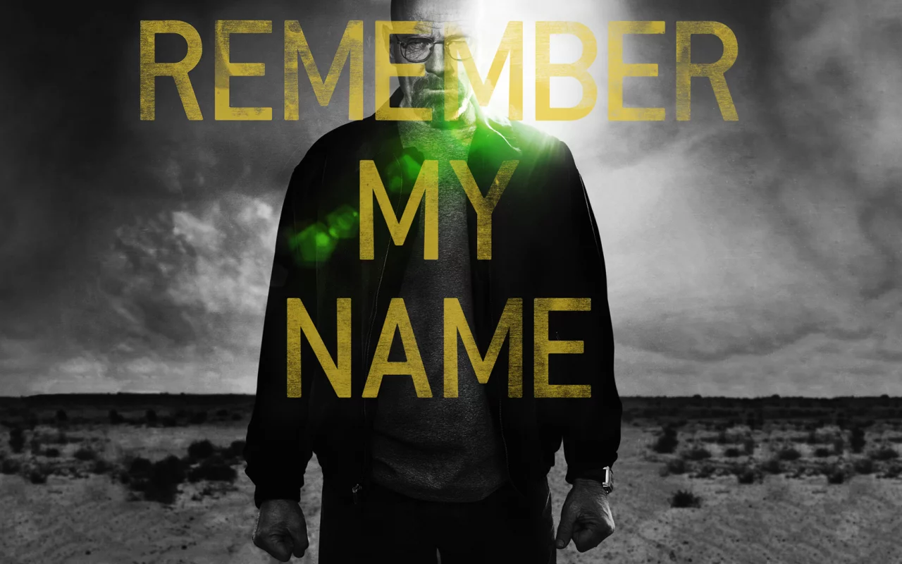 heisenberg, breaking, white, walter, remember, bad, my, white, name, black