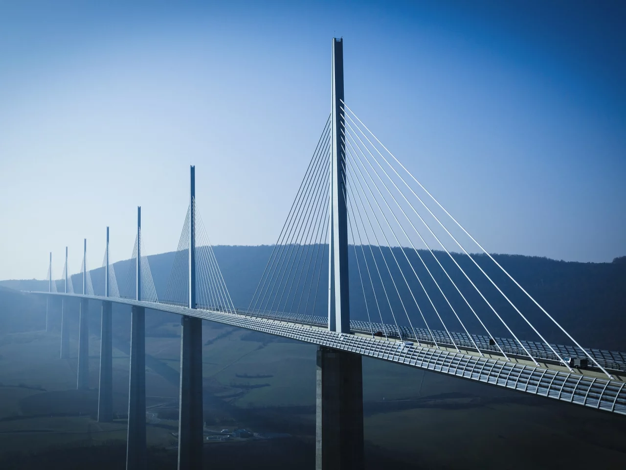 New, Bridge, In, France, 2015, TGV