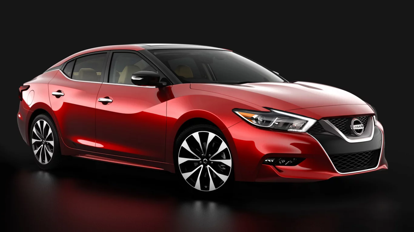Nissan, Maxima, Red, 2016