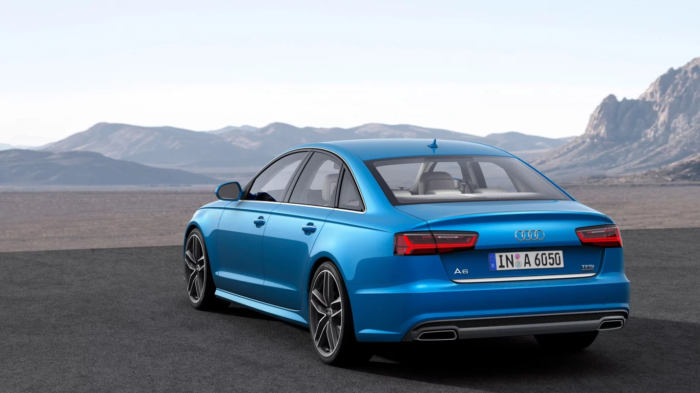 Audi, A6, Back, 2016