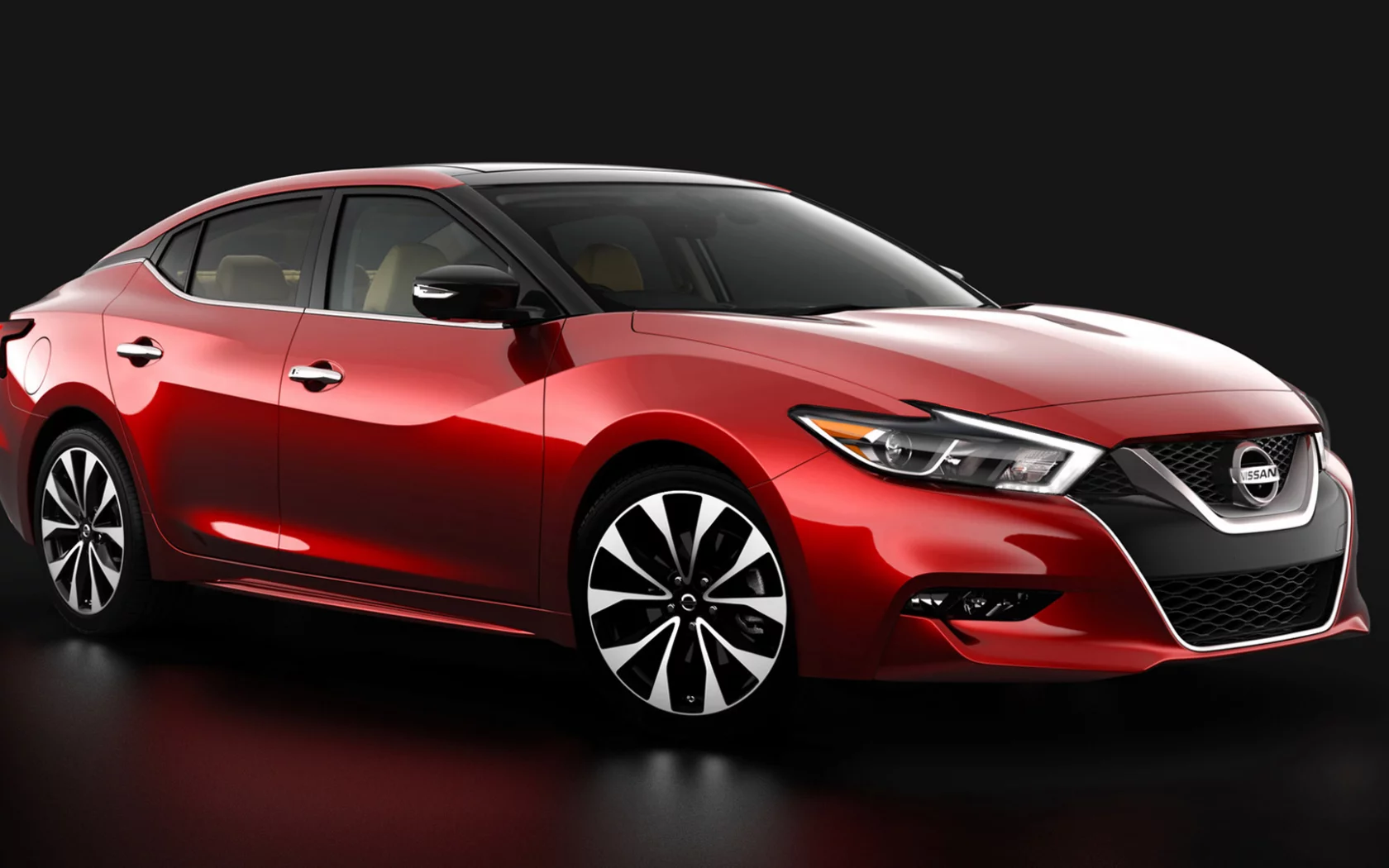 Nissan, Maxima, Red, 2016