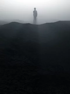 тень, силуэт, человек