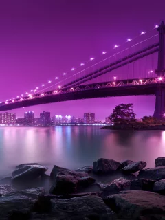 мост, Нью Йорк, вода