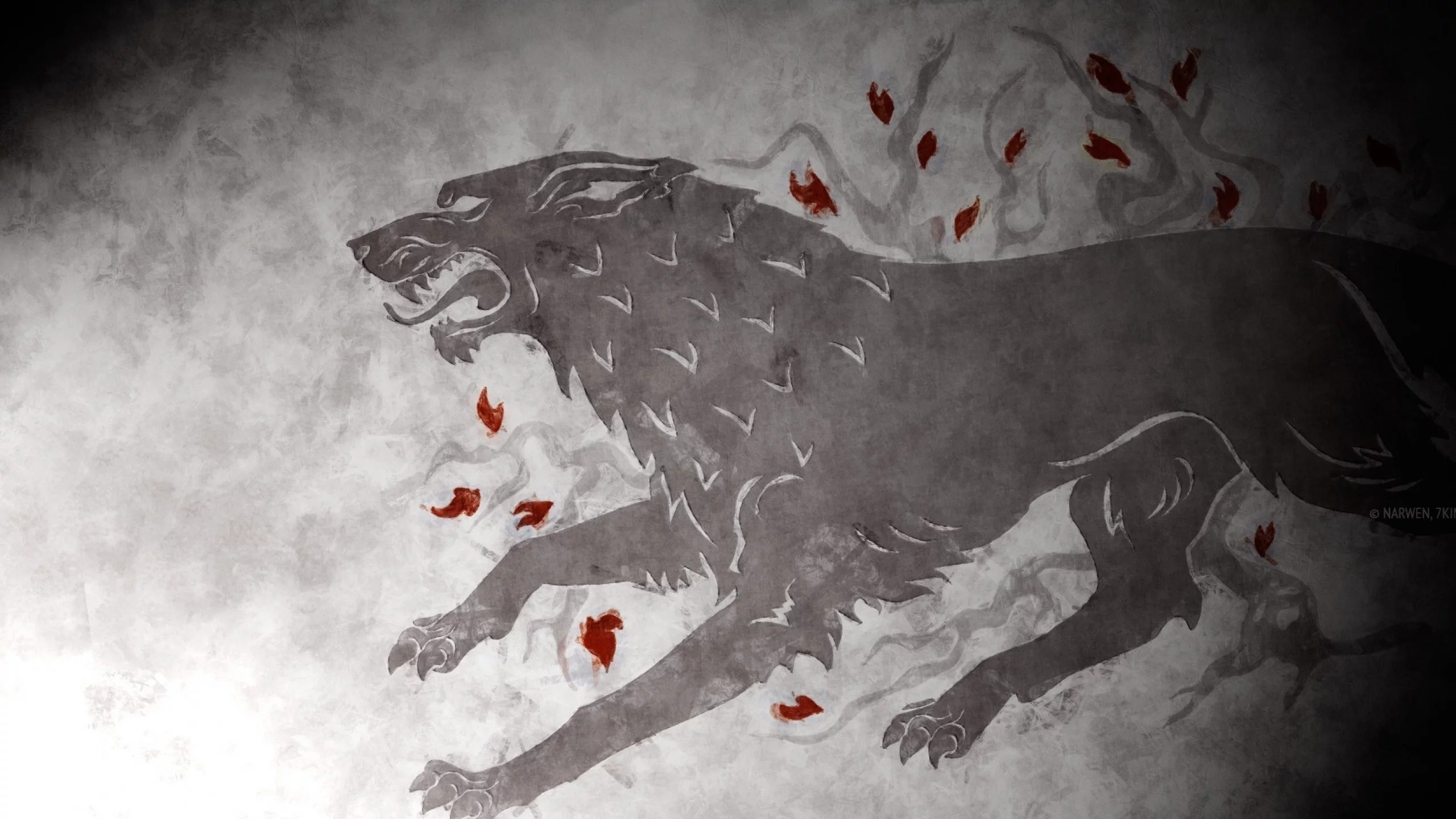 герб, волк, старк, game of thrones, house of stark