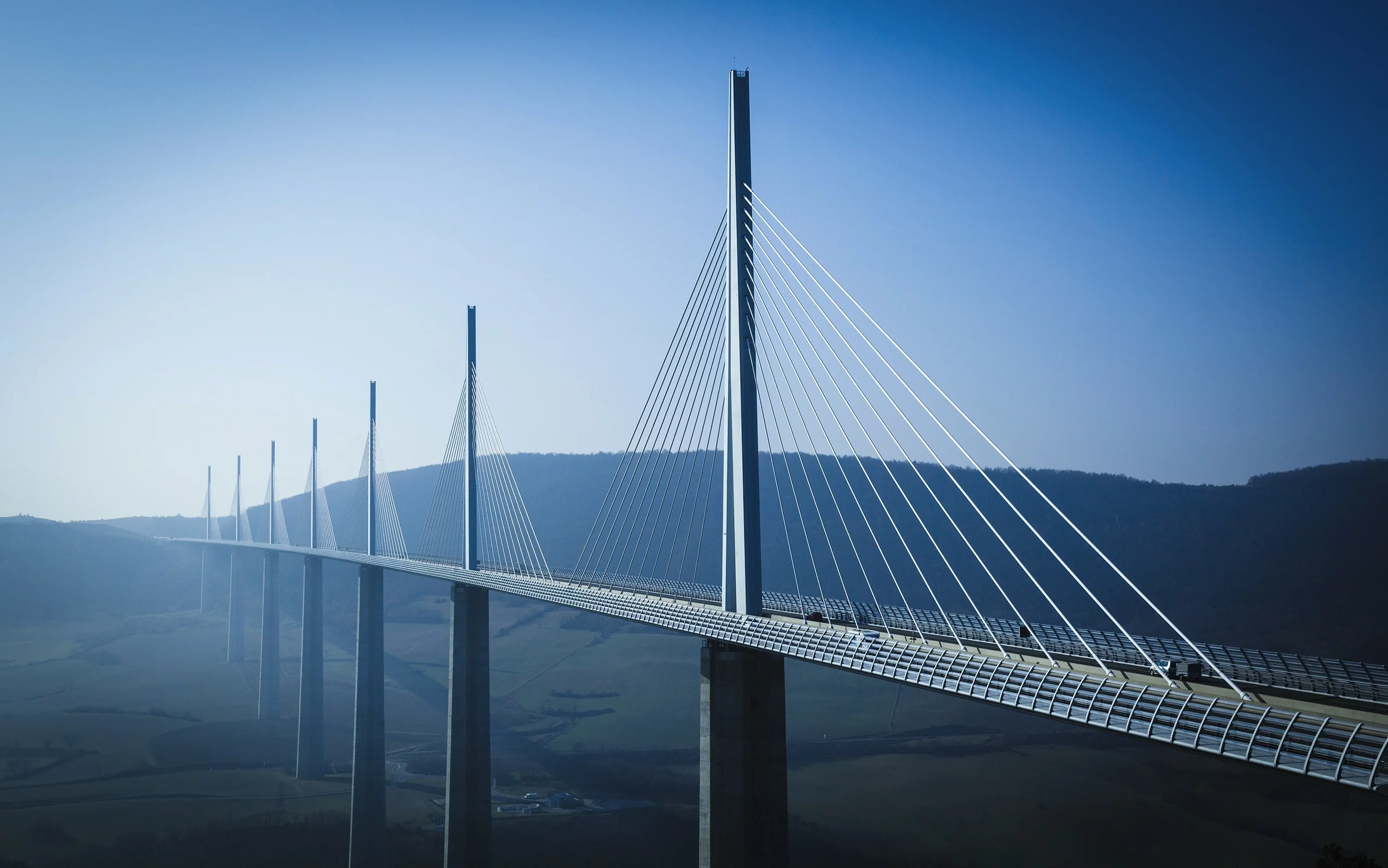 New, Bridge, In, France, 2015, TGV