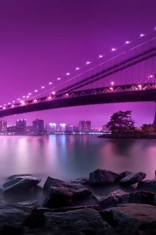 мост, Нью Йорк, вода