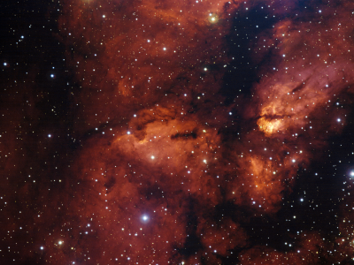 звёздное скопление, gum 22, туманность, rcw 38, звезды