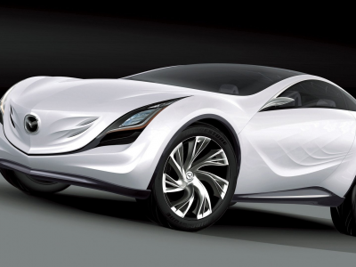 Mazda, Kazami, Concept, Car, White