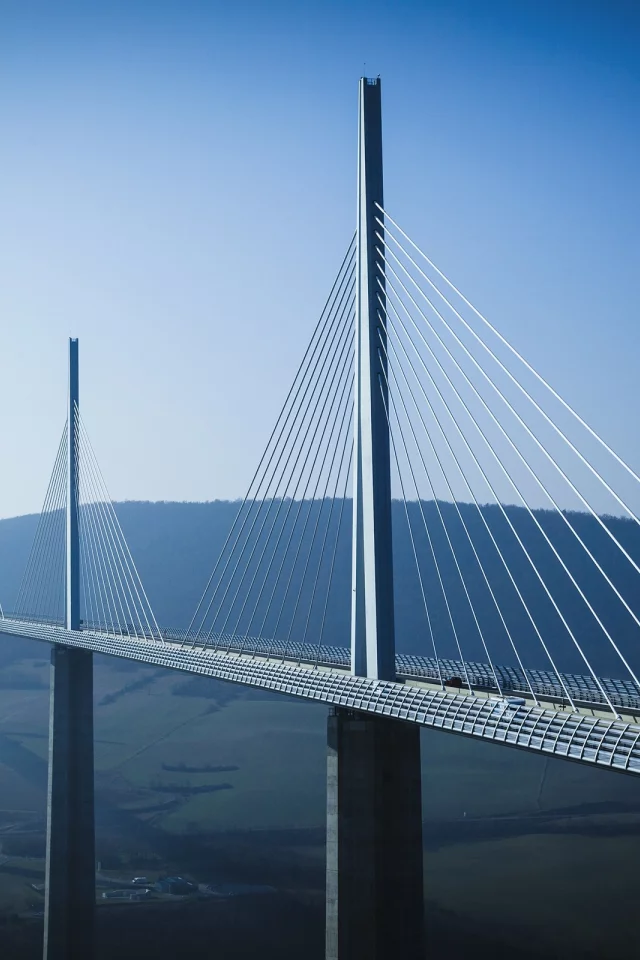 New, Bridge, In, France, 2015, TGV