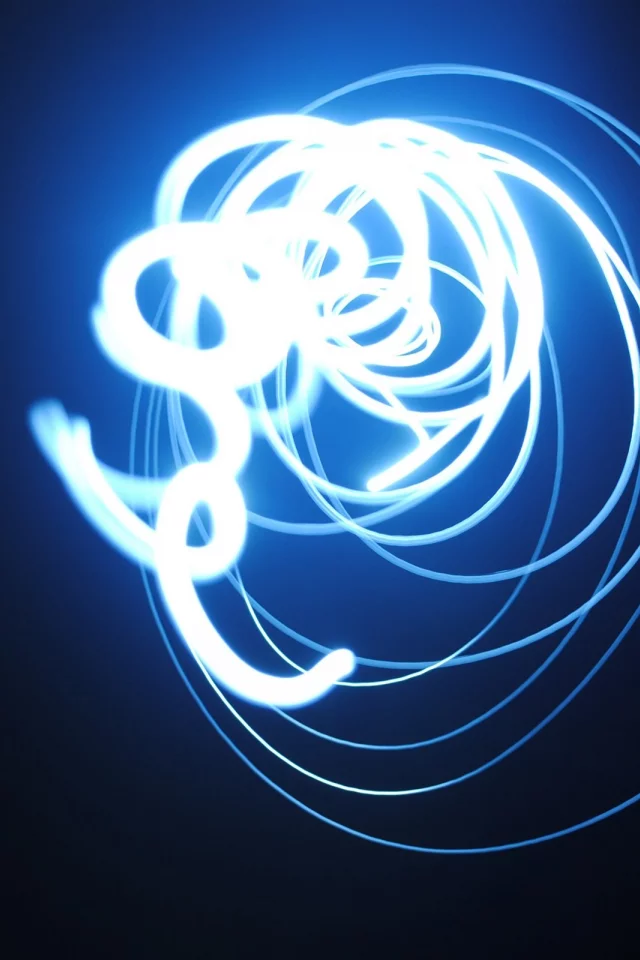 Neon, Circle, Lines
