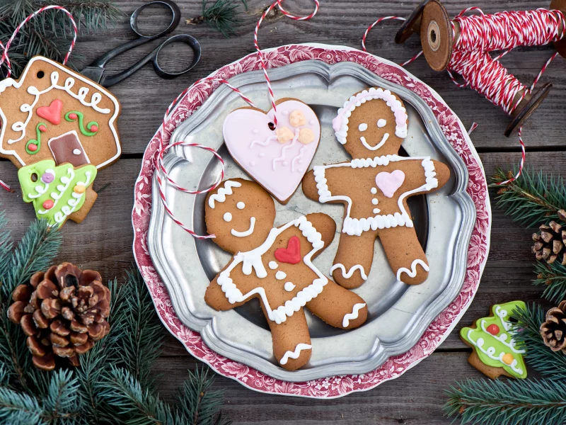 праздники, рождество, new year, печенье, новый год, christmas