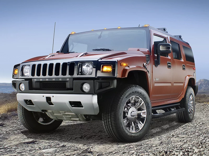 Ландшафт, авто, Hummer-H-2