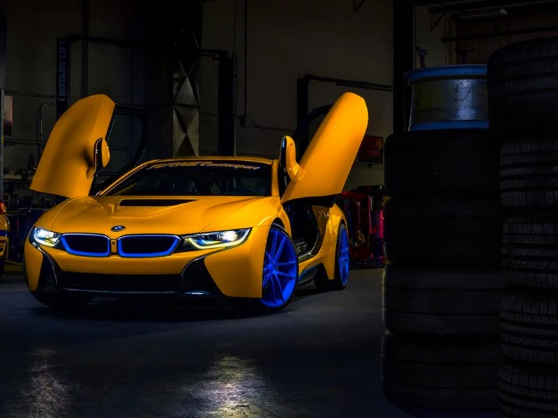 спорткар, тюнинг, BMW i8