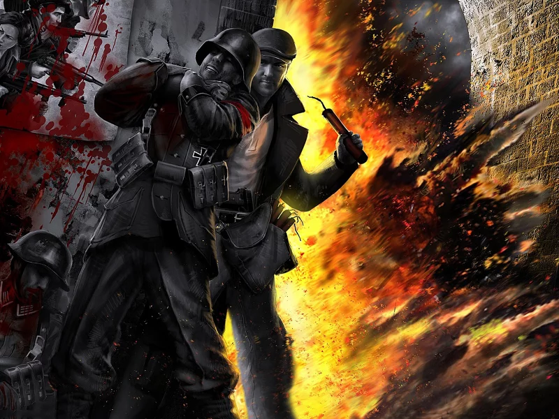 Игра, The Saboteur, герой, взрыв, убийство.