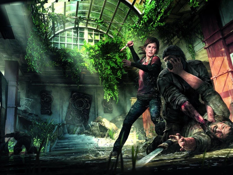 джоэл, элли, the last of us, naughty dog, playstation 3, одни из нас