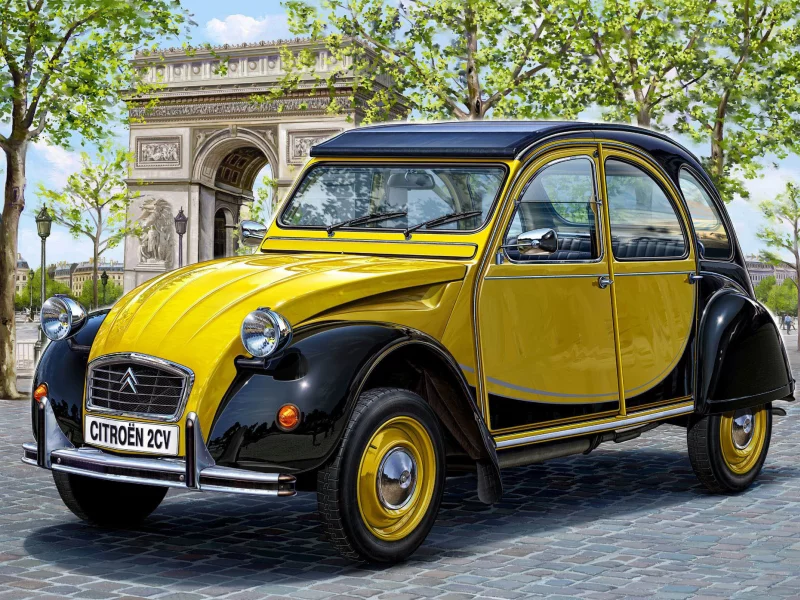 ситроен, citroen, deux, микролитражный, арт, 2cv, автомобиль