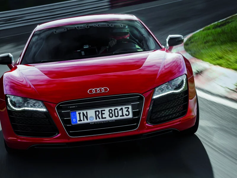 Audi, R8, R 8, Красный, Ауди, спорткар