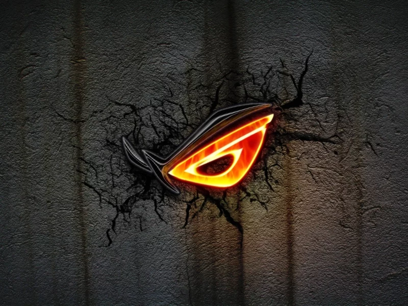 logo, black, asus, wallpaper, cracks, dark, rog