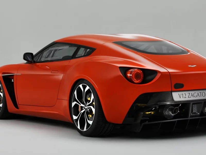 Aston-Martin, V12, Zagato, Rear