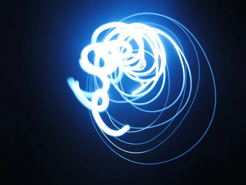 Neon, Circle, Lines
