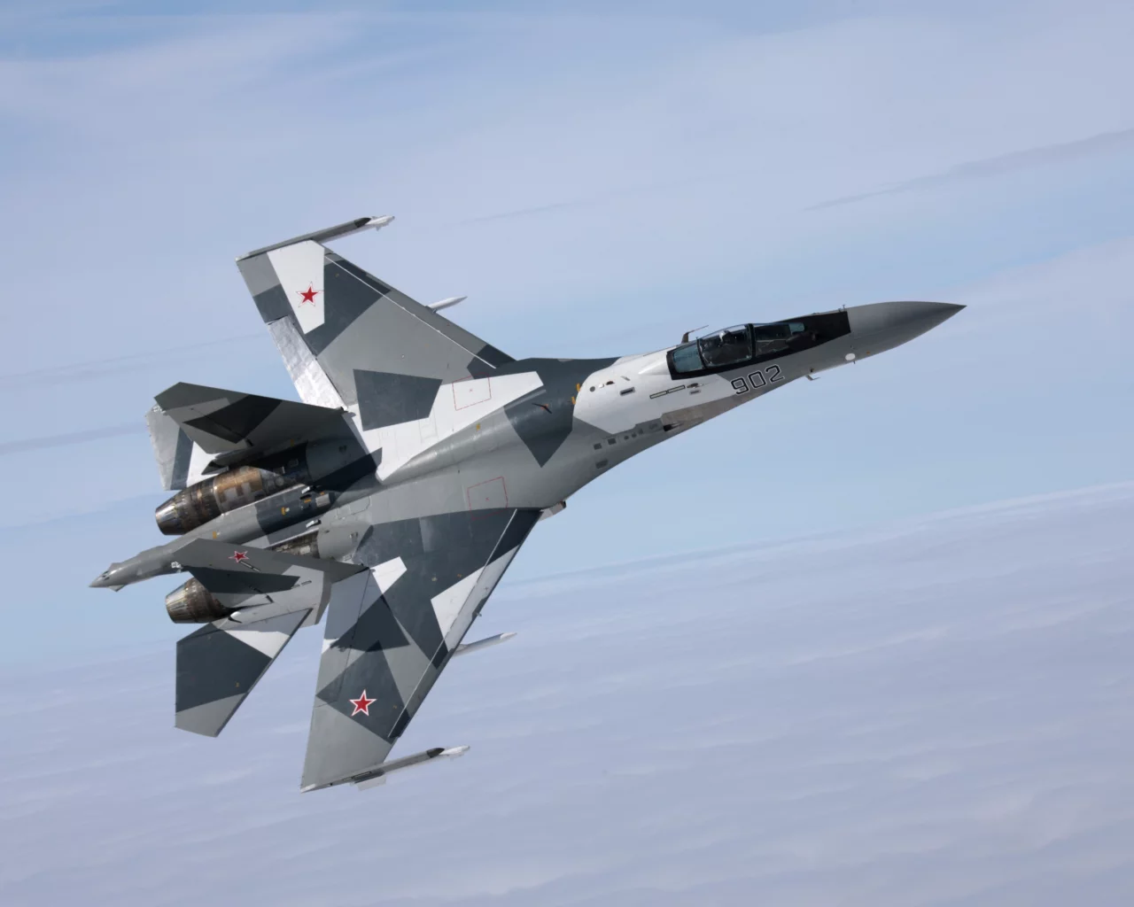 су-35, истребитель, полет
