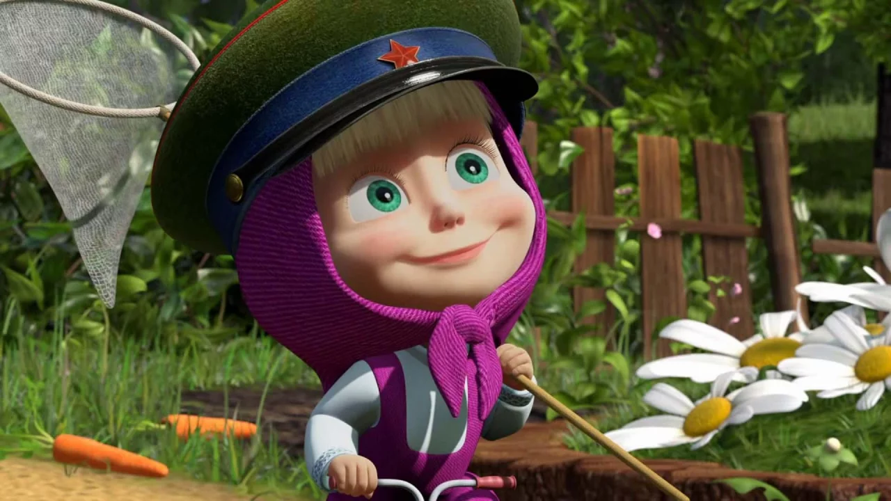 дет., обои, мульт, Маша и М...