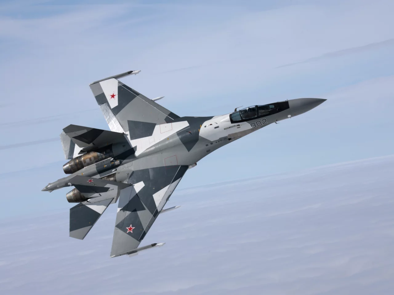 су-35, истребитель, полет