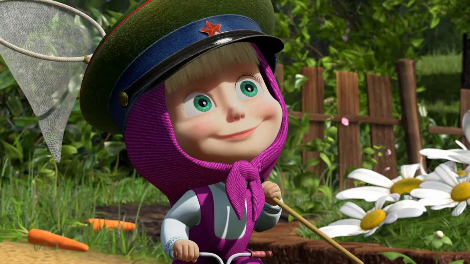 дет., обои, мульт, Маша и М...