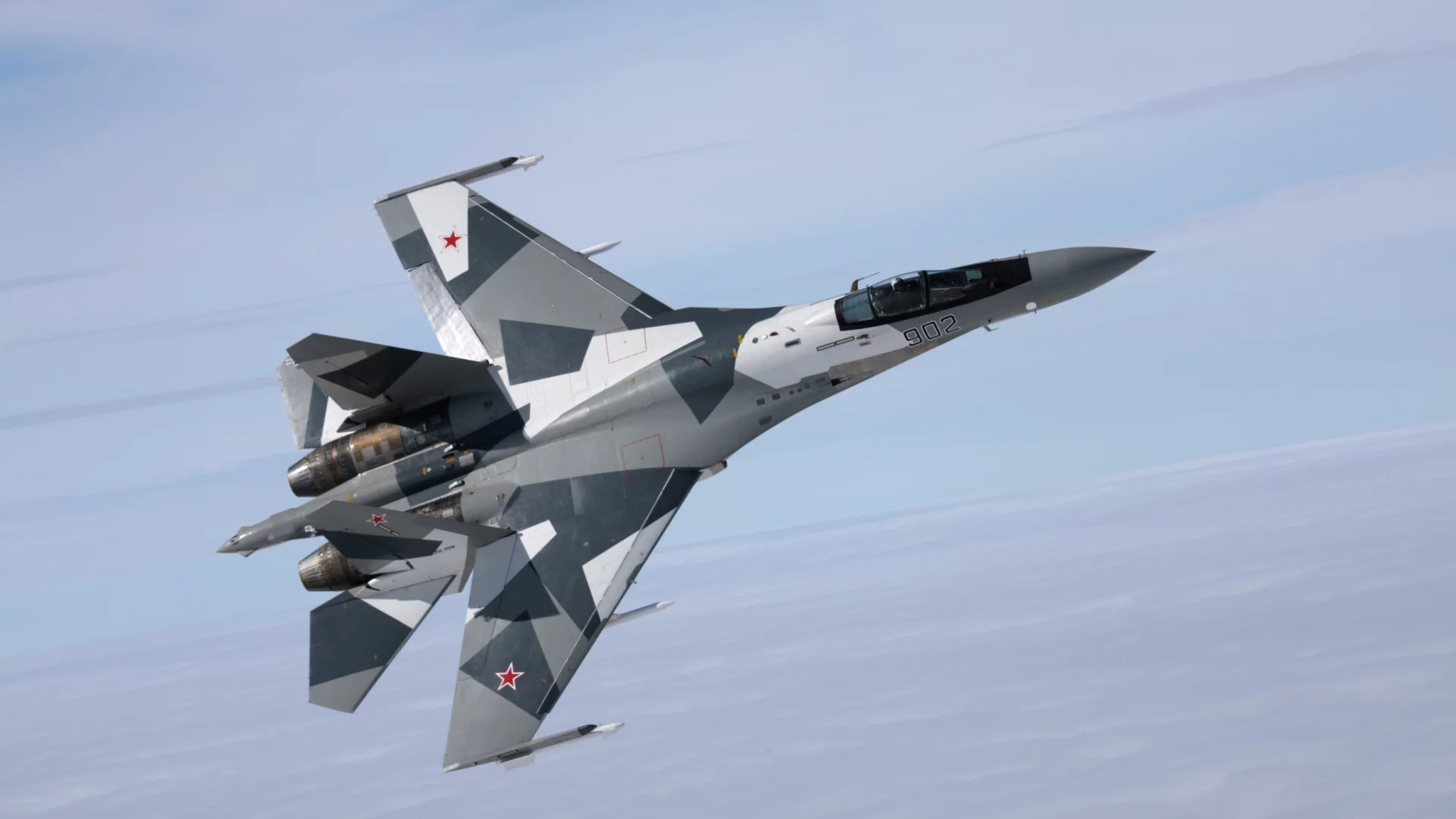 су-35, истребитель, полет