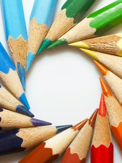 карандаши, цвет