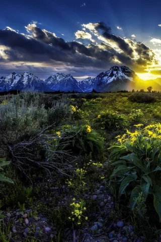 grand teton national park, rocky mountains, скалистые горы, wyoming