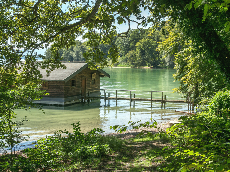 Германия, Реки, Лето, Бавария