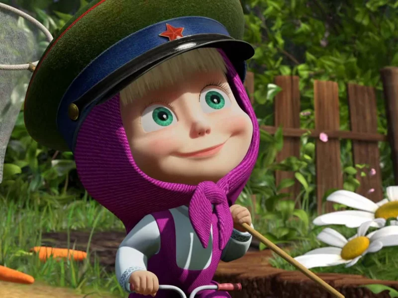 дет., обои, мульт, Маша и М...