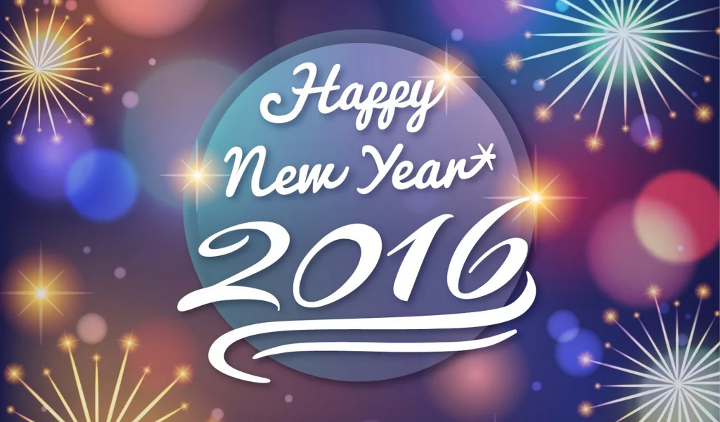 с новым годом, happy new year 2016, обои для рабочего стола