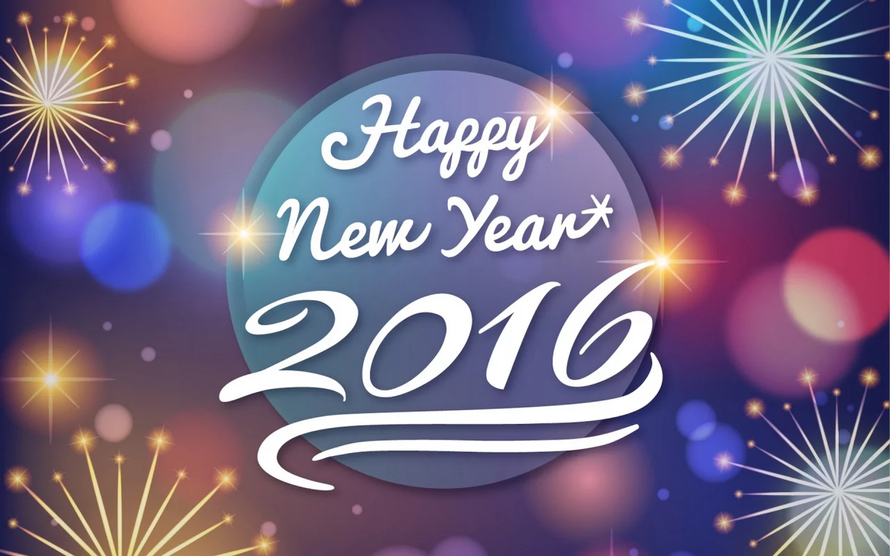 с новым годом, happy new year 2016, обои для рабочего стола