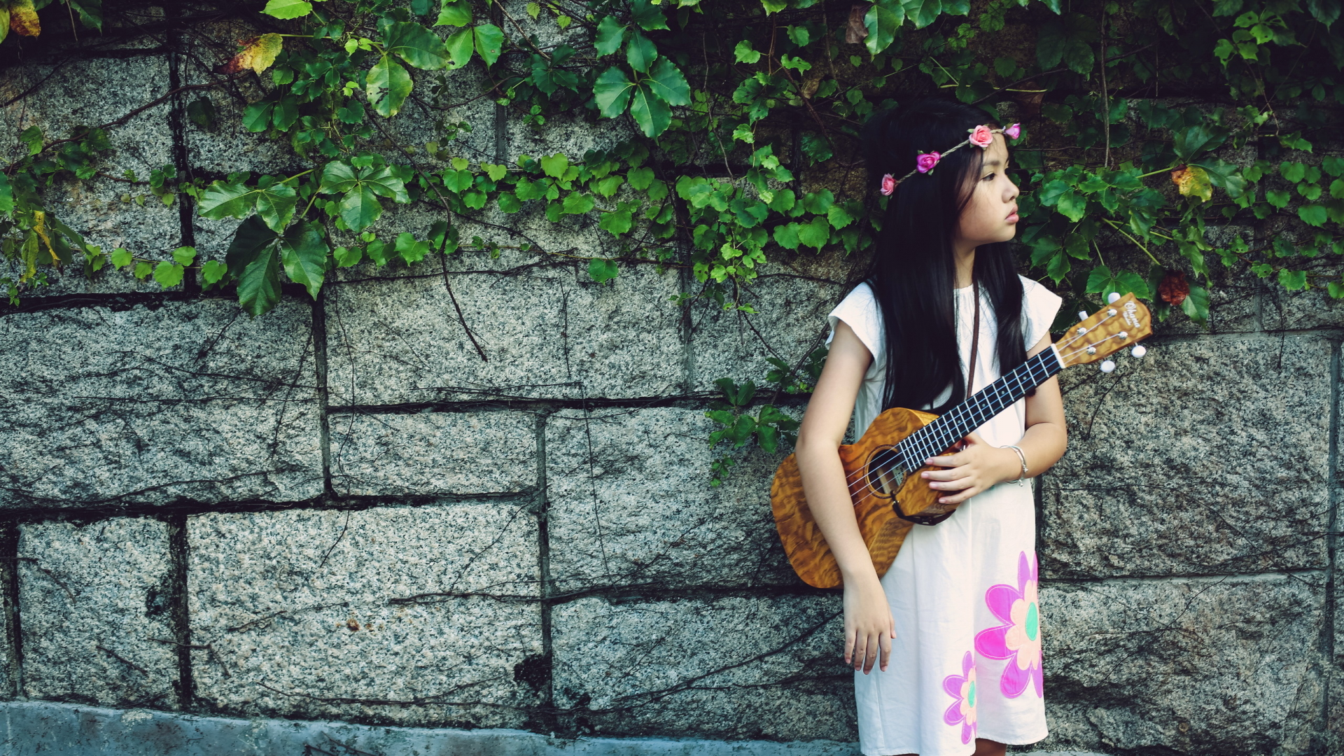 девочка, музыка, гитара